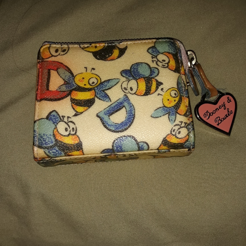 Dooney and Bourke Bumblebee Cardholder Wallet